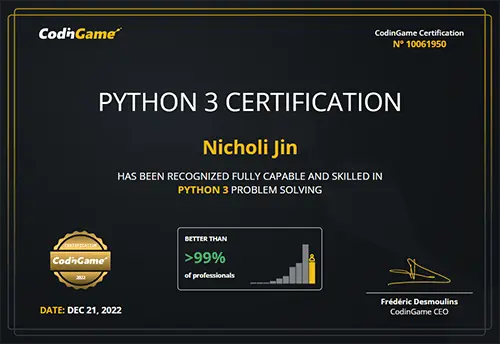 Python Certification